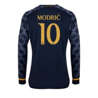 Real Madrid Luka Modric #10 Udebanetrøje 2023-24 Langærmet